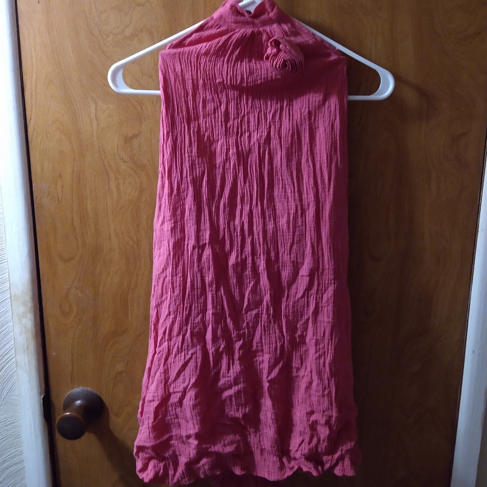 Max Rave Pink dress with fabric rose